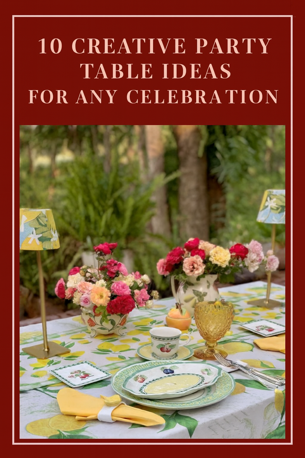 10 Creative Party Table Ideas for Any Celebration