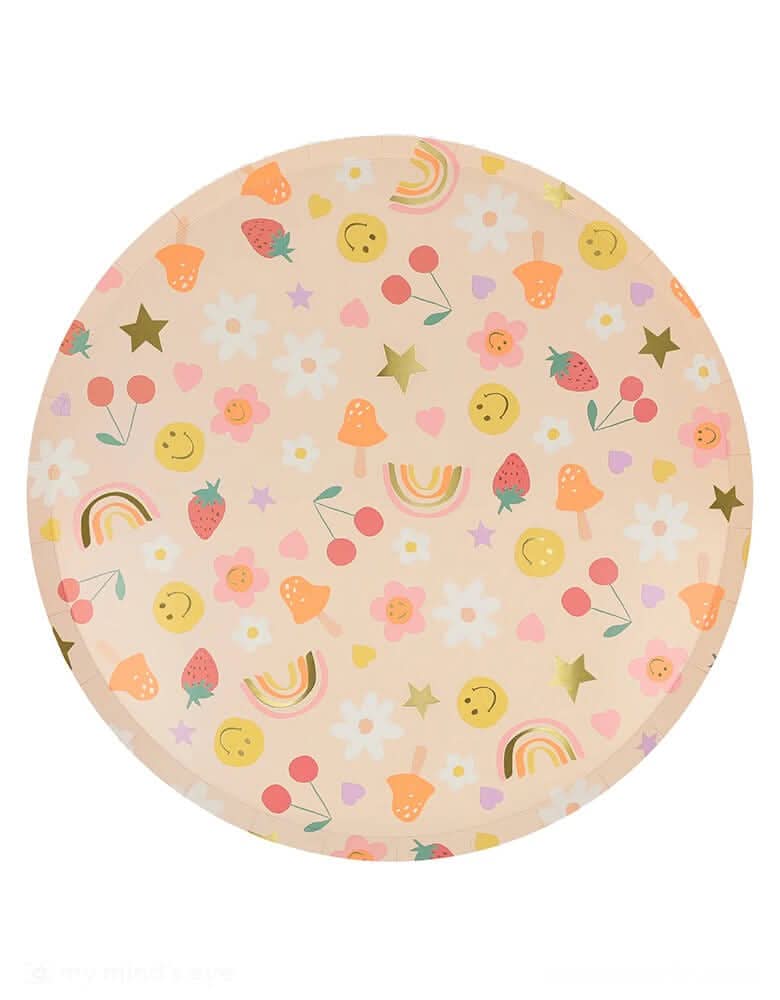 Happy Face Icons Dinner Plates – 10.5